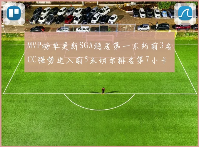 MVP榜单更新SGA稳居第一东约前3名CC强势进入前5米切尔排名第7小卡获提名