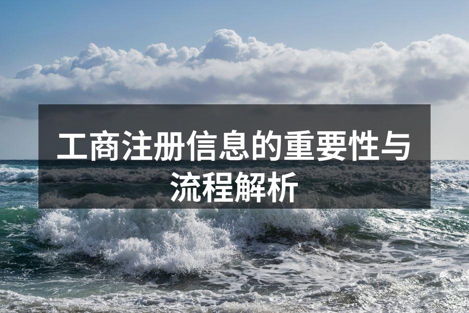 工商注册信息的重要性与流程解析